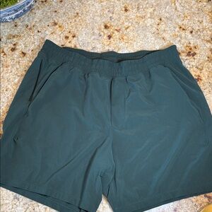 lululemon athletica Dark Green Athletic Shorts size XL.  Like new